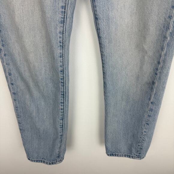 Madewell Womens The Perfect Summer Jean Mid Rise Button-Fly Light Wash Jeans 25 - Picture 4 of 13